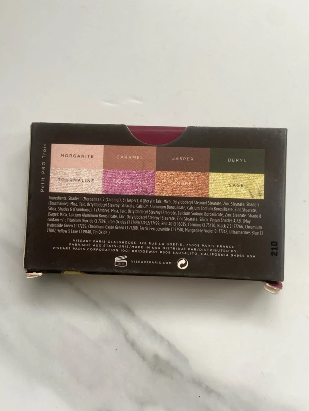 Viseart Petite Pro Trois Eyeshadow Palette